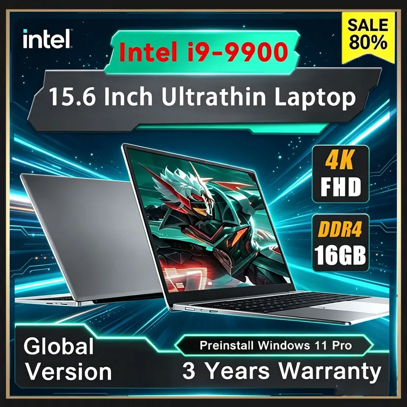 Pc Gaming Intel - 2026 Przenośny laptop z systemem Windows