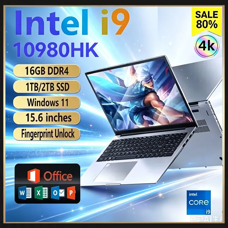Pc Gaming Intel - 15,6-calowy przenośny laptop z procesorem Intel