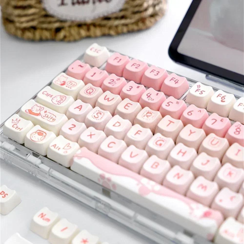 Różowy nakładka na klawisz Kit – Pc Gaming Pink recenzja i cena