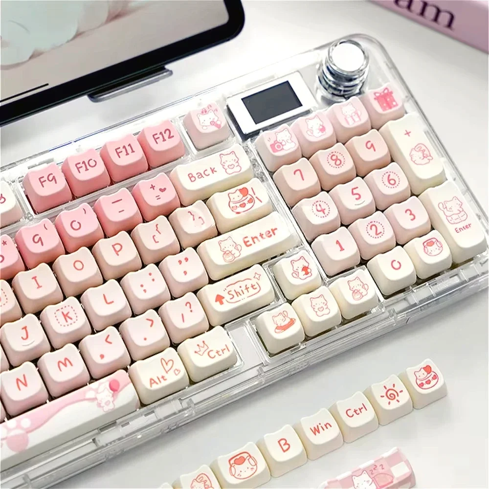 Różowy nakładka na klawisz Kit – Pc Gaming Pink recenzja i cena