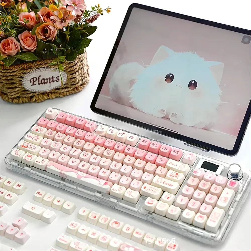 Różowy nakładka na klawisz Kit – Pc Gaming Pink recenzja i cena