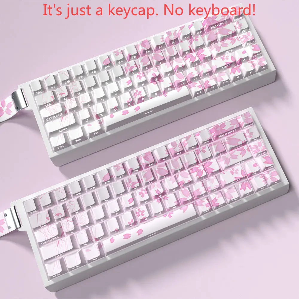 74 Klawisze PBT Nakano Sanjiu  – Pc Gaming Pink recenzja i cena