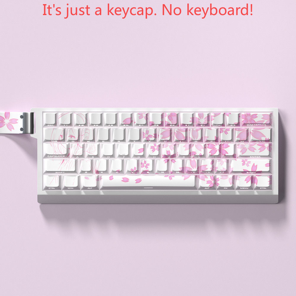 74 Klawisze PBT Nakano Sanjiu  – Pc Gaming Pink recenzja i cena