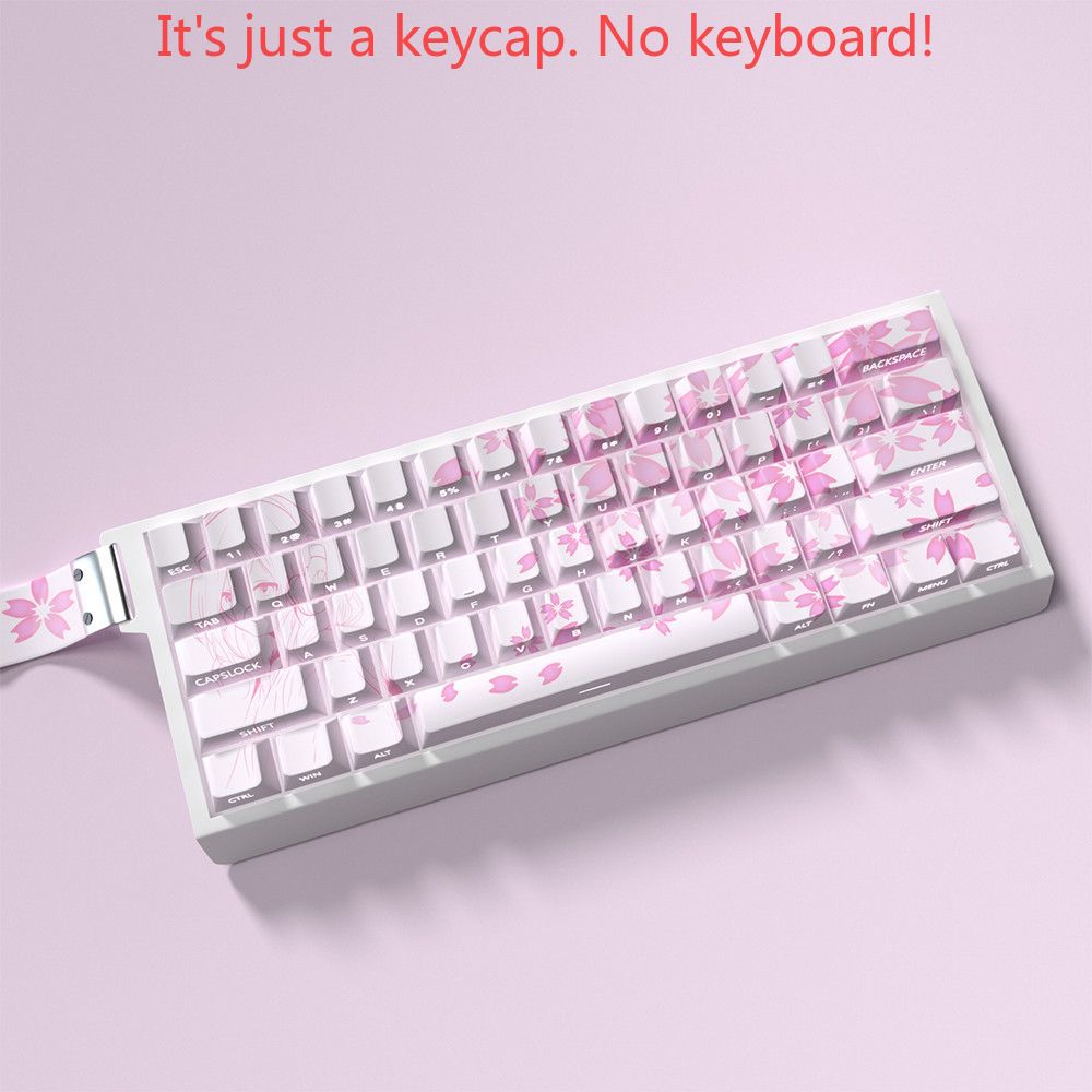 74 Klawisze PBT Nakano Sanjiu  – Pc Gaming Pink recenzja i cena